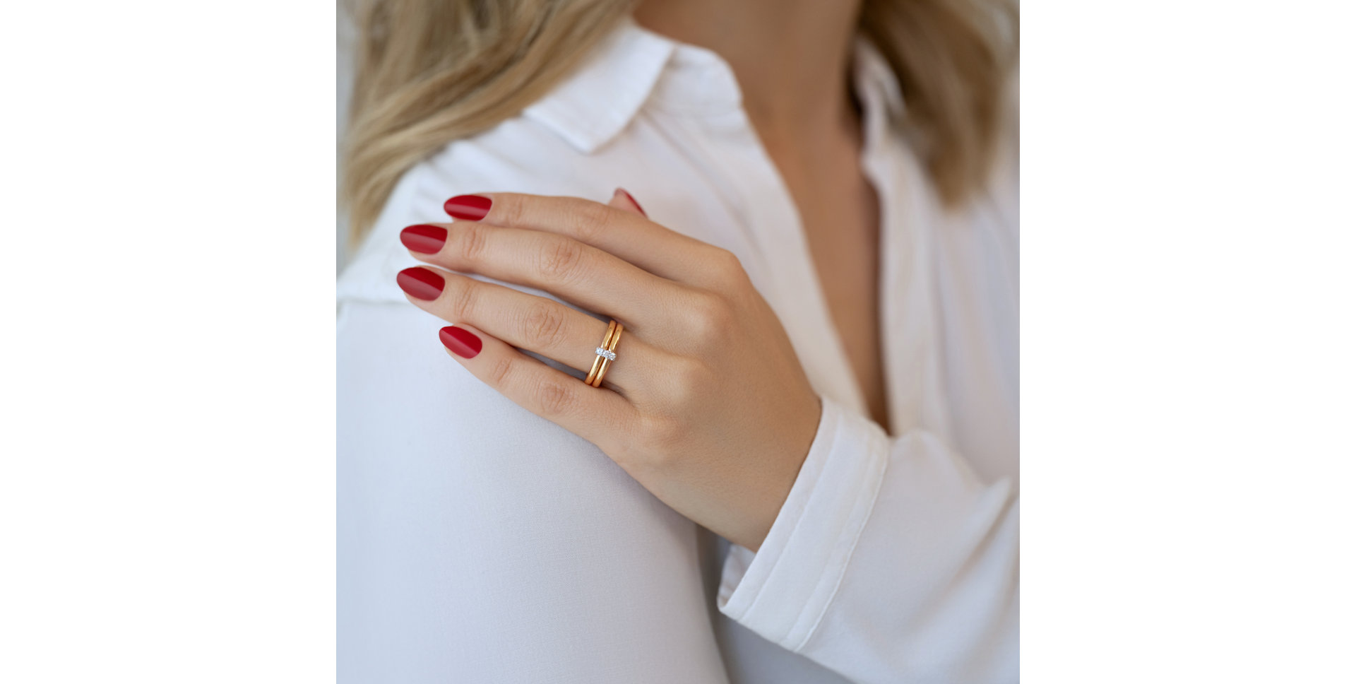 Prsten s diamanty Cosmic Horizon