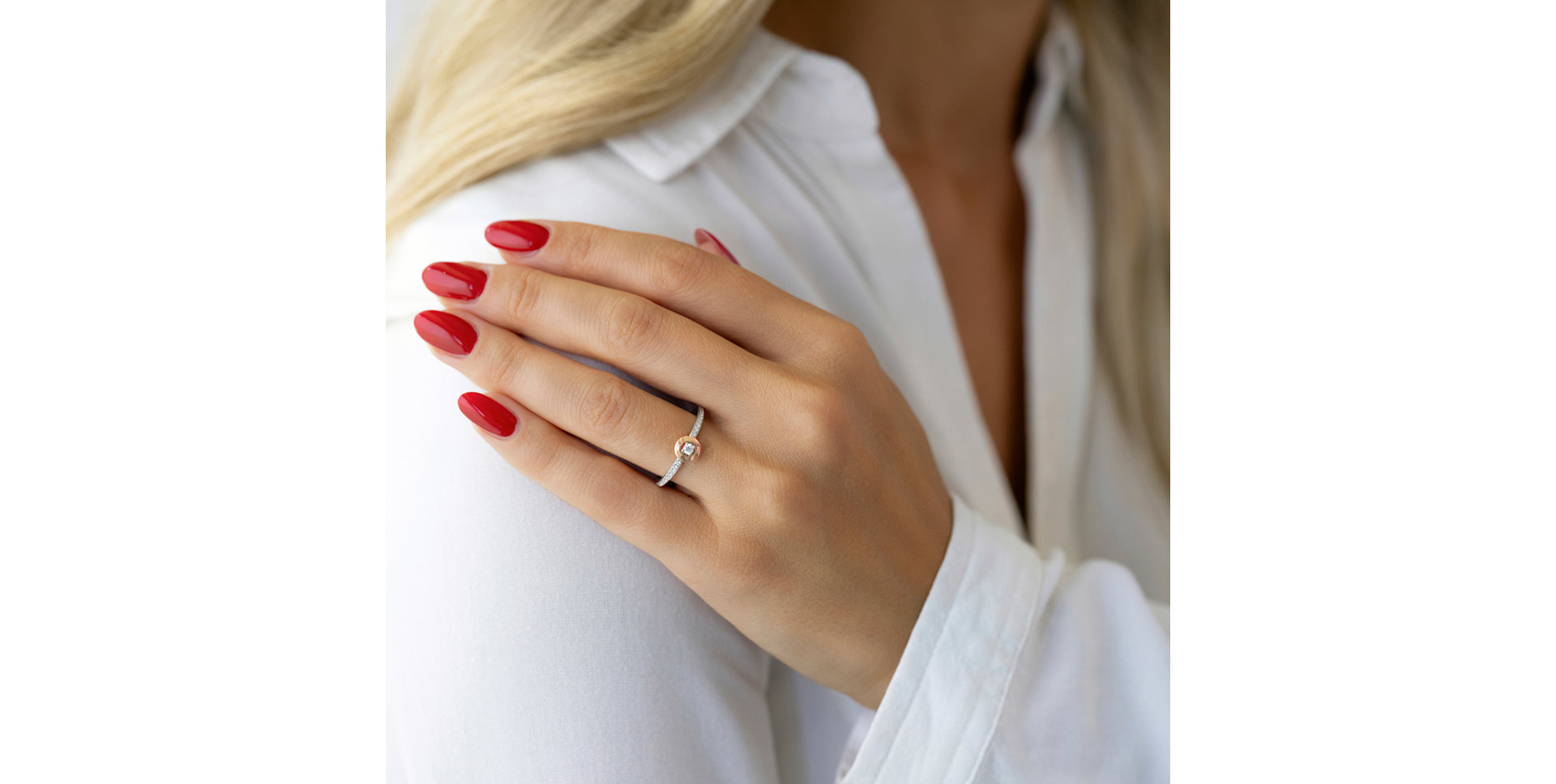 Prsten s diamanty Chandelier