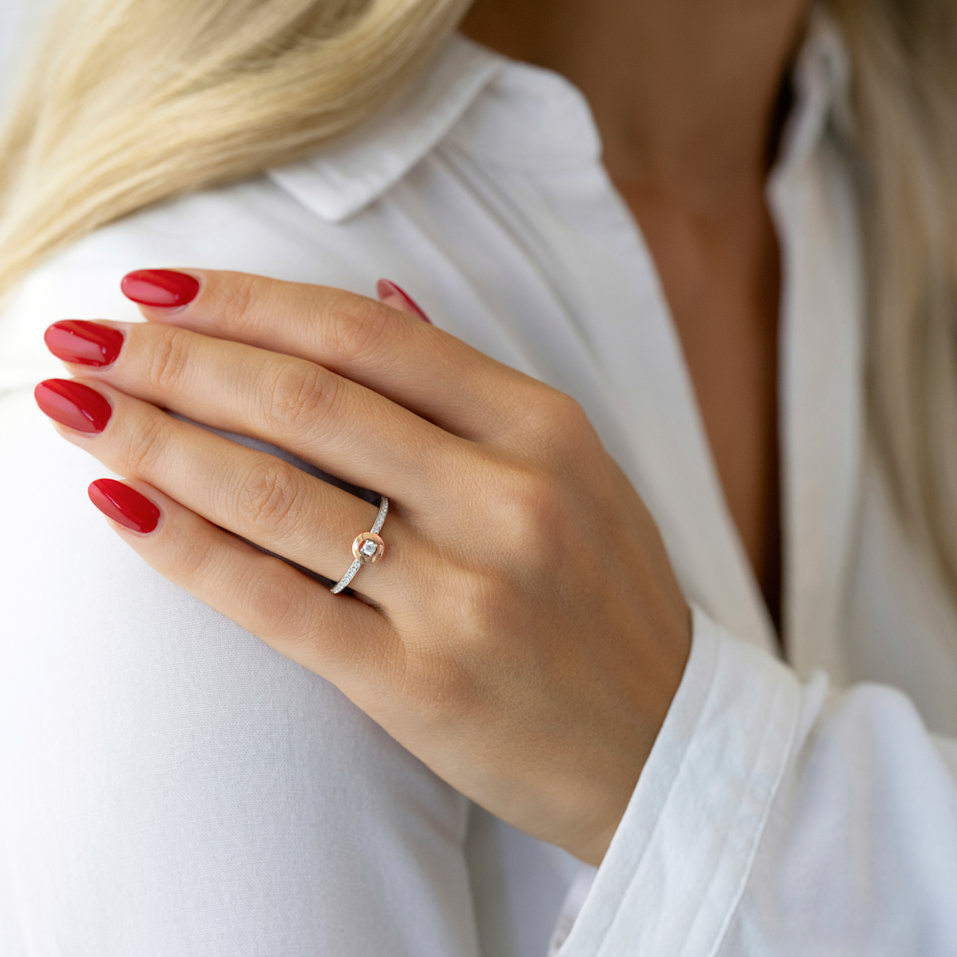 Prsten s diamanty Chandelier