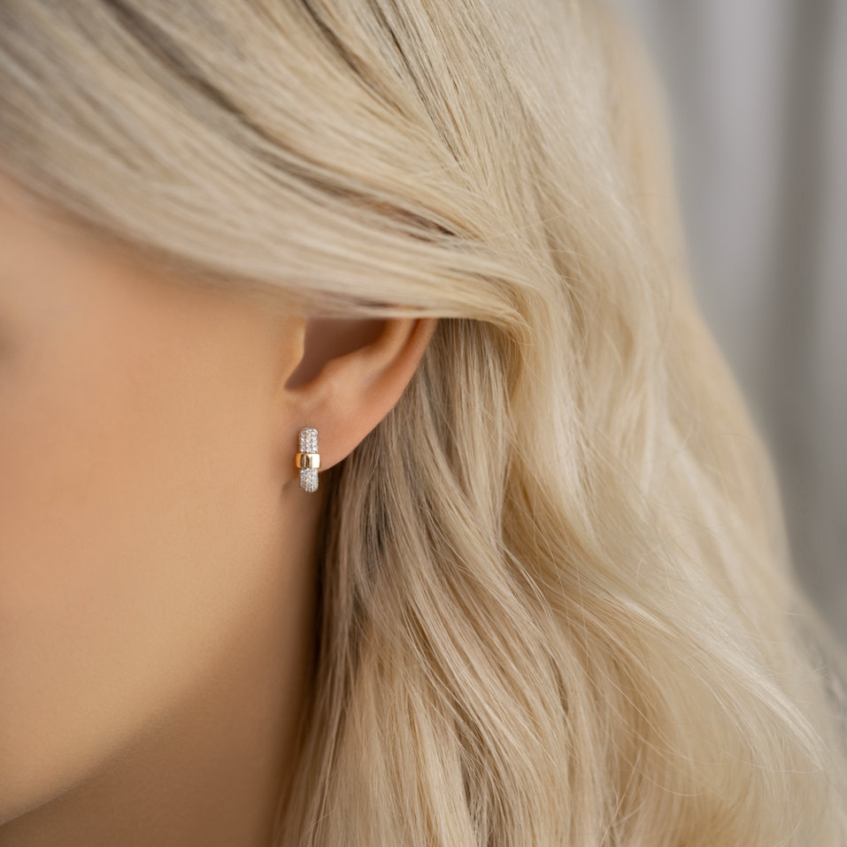 Náušnice s diamanty Chrétien