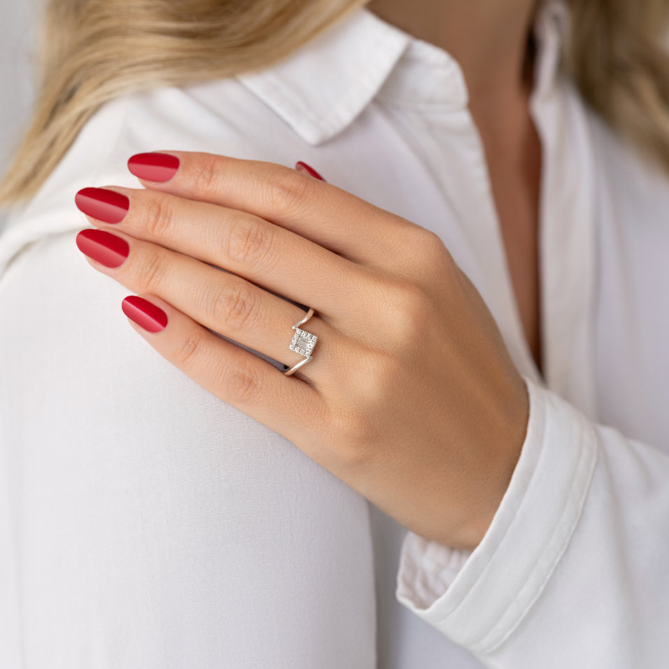 Prsten s diamanty Lacroix