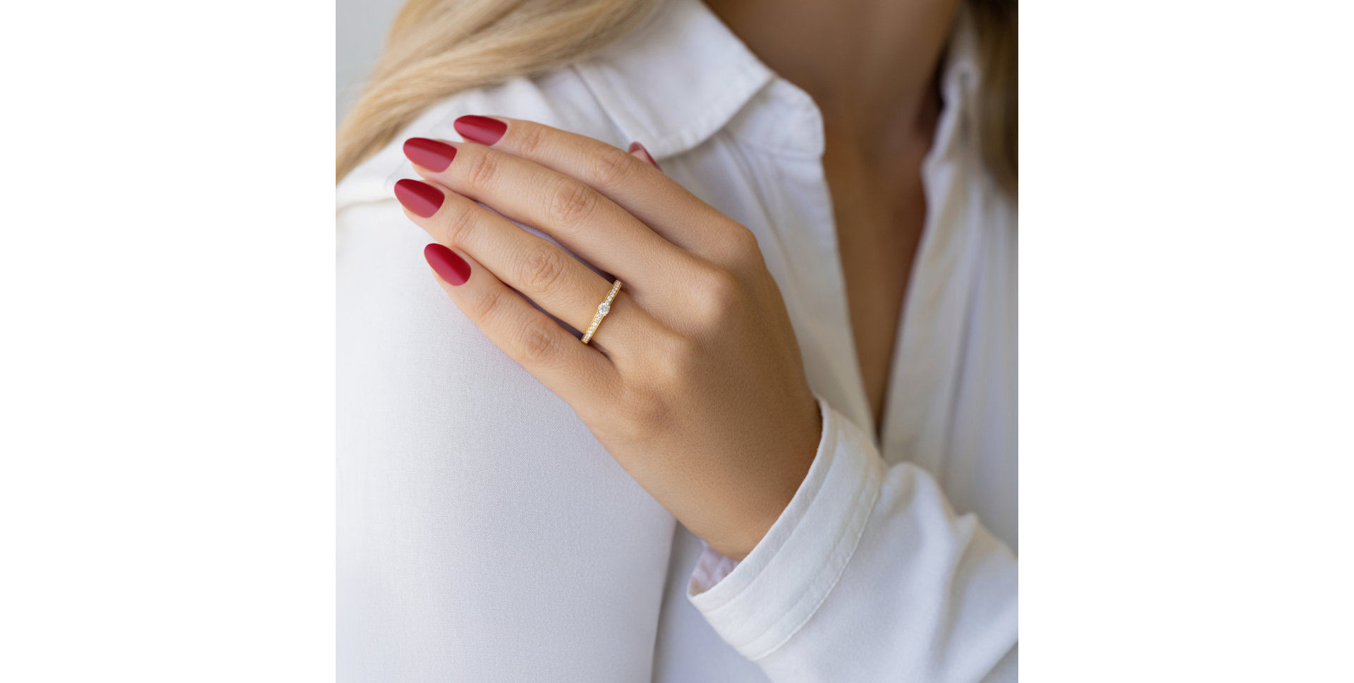 Prsten s diamanty Jeffroi