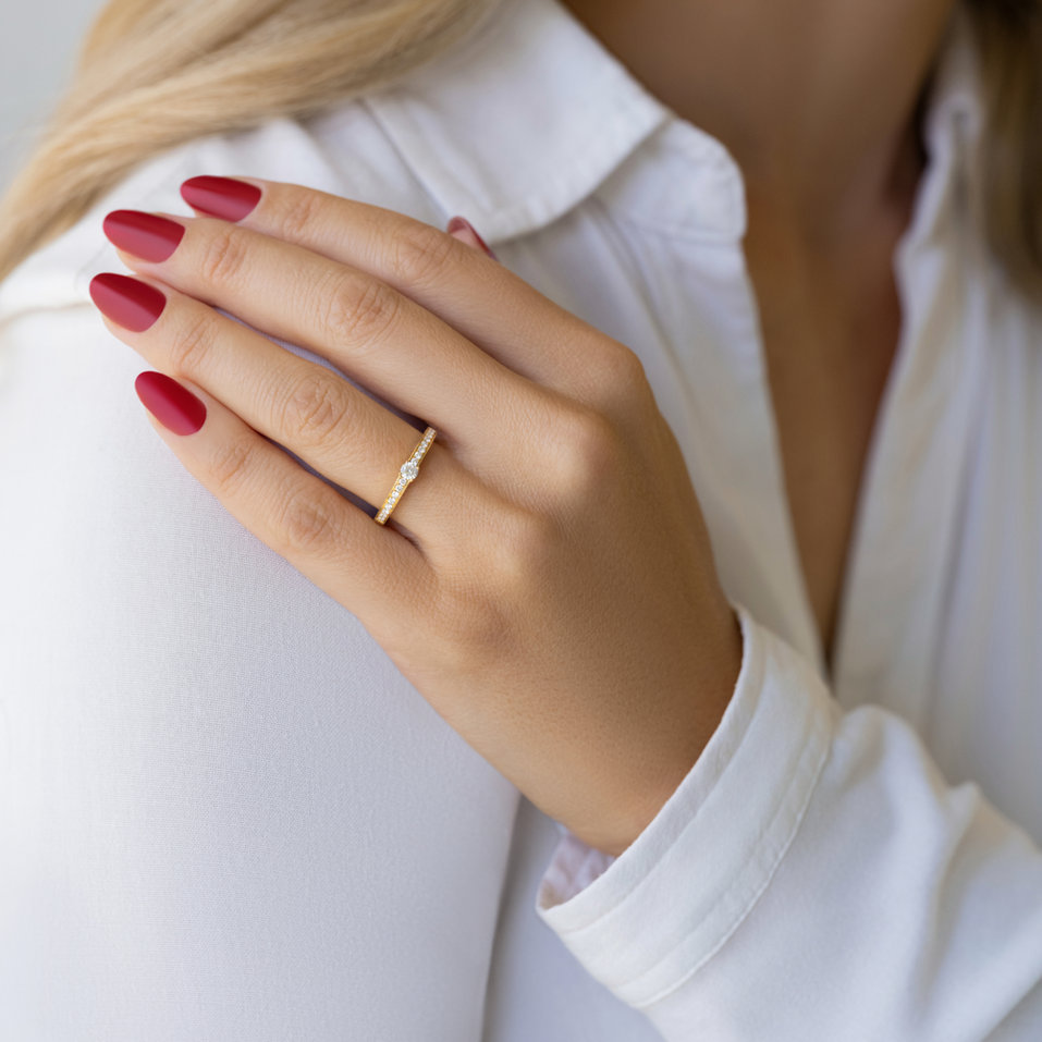 Prsten s diamanty Jeffroi