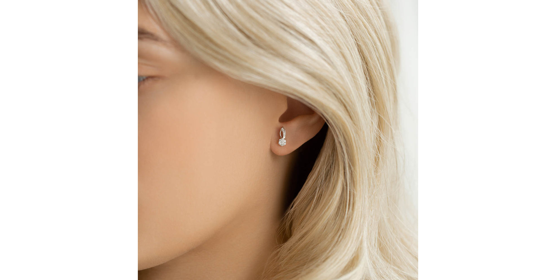 Náušnice s diamanty Diamond Chords