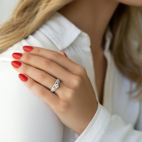 Prsten s diamanty Valory