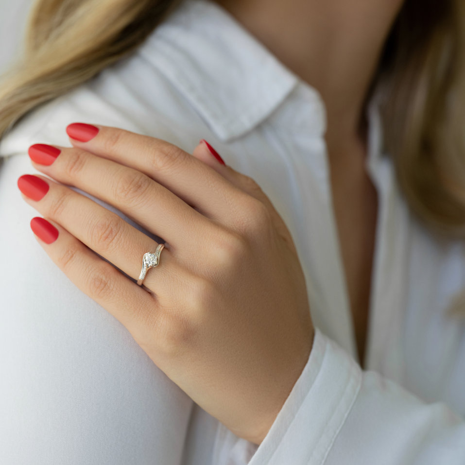 Prsten s diamanty Icon of Kiss