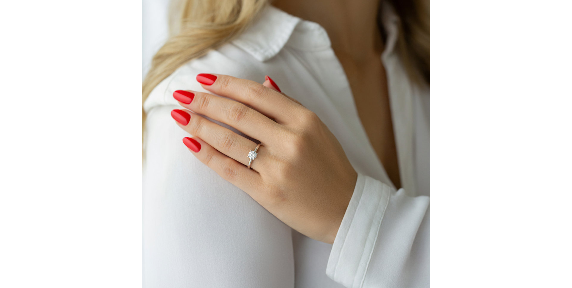 Prsten s diamantem Reina