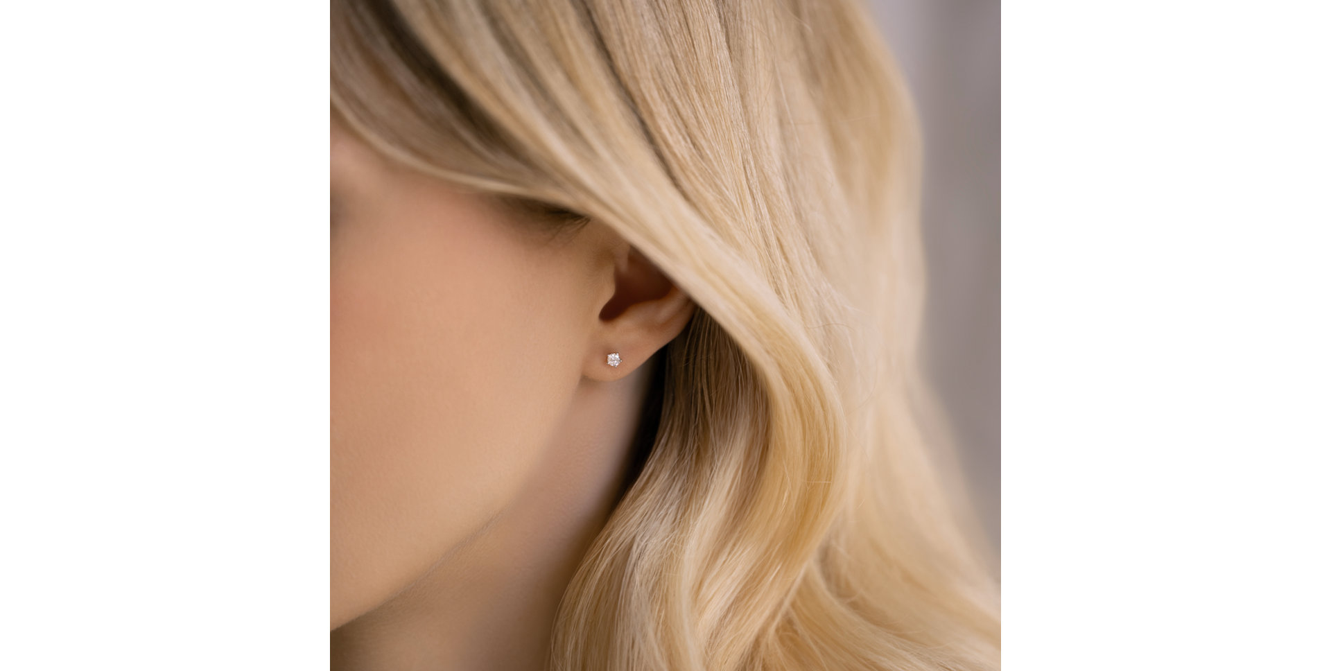 Náušnice s diamantem Star Secret