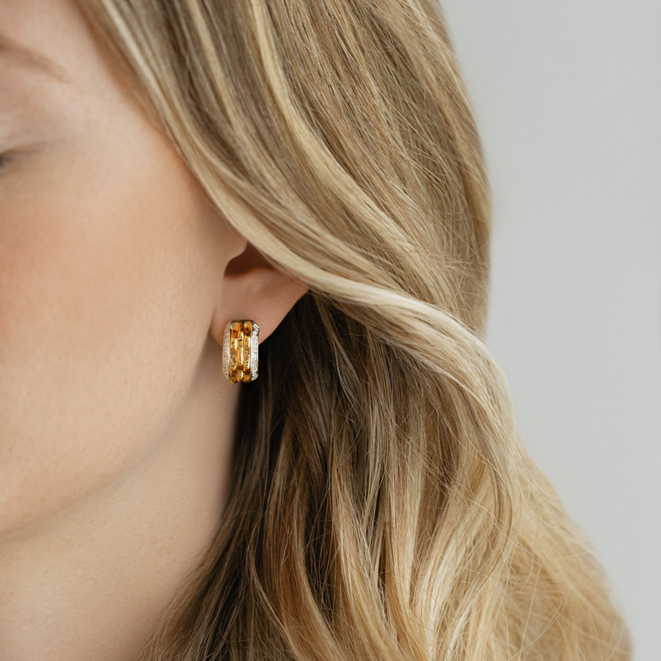 Náušnice s diamanty Ephemeral Glow