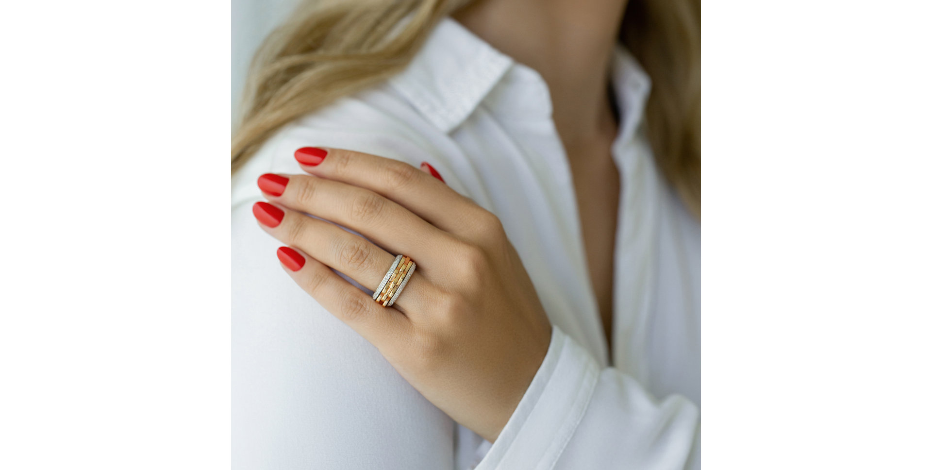 Prsten s diamanty Aranya