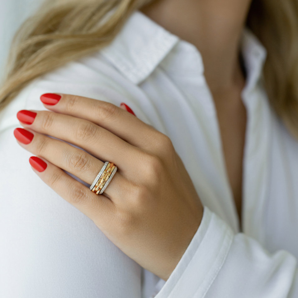 Prsten s diamanty Aranya