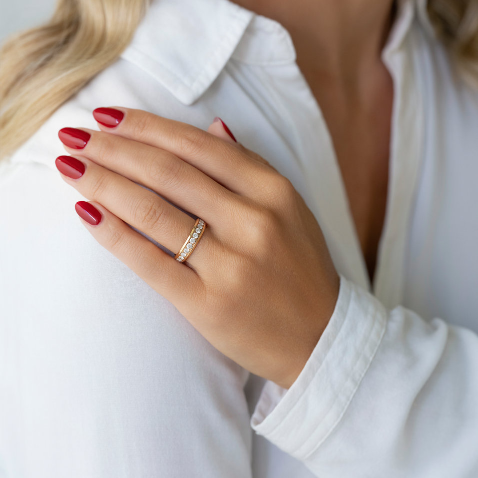 Prsten s diamanty Josian