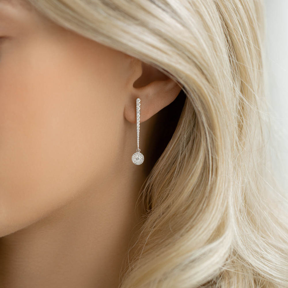 Náušnice s diamanty Chesone