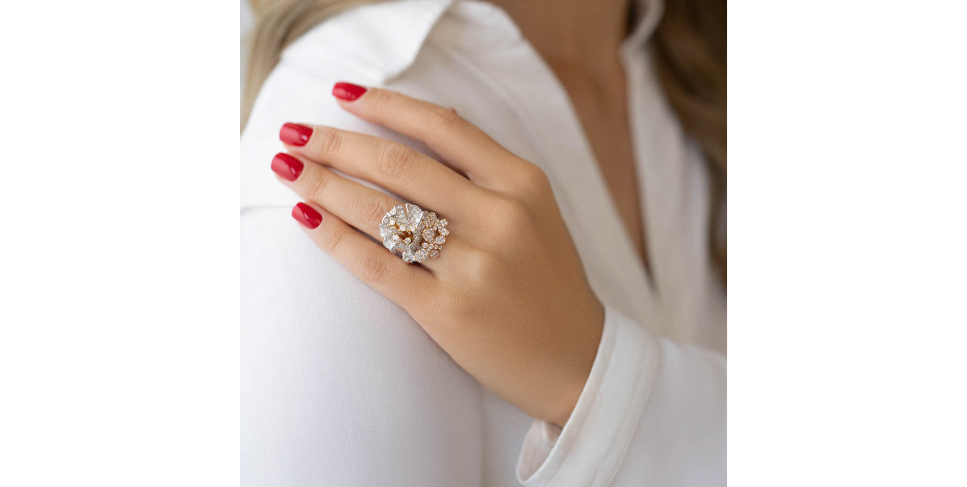 Prsten s diamanty Eminence of Lily