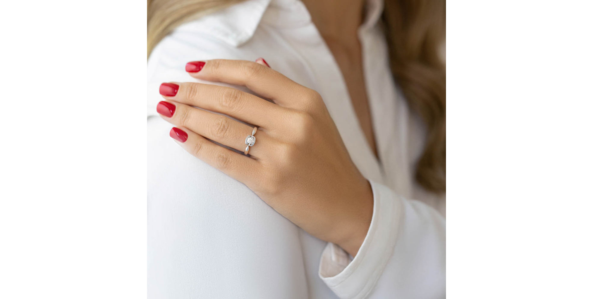 Prsten s diamantem Cold Echoes