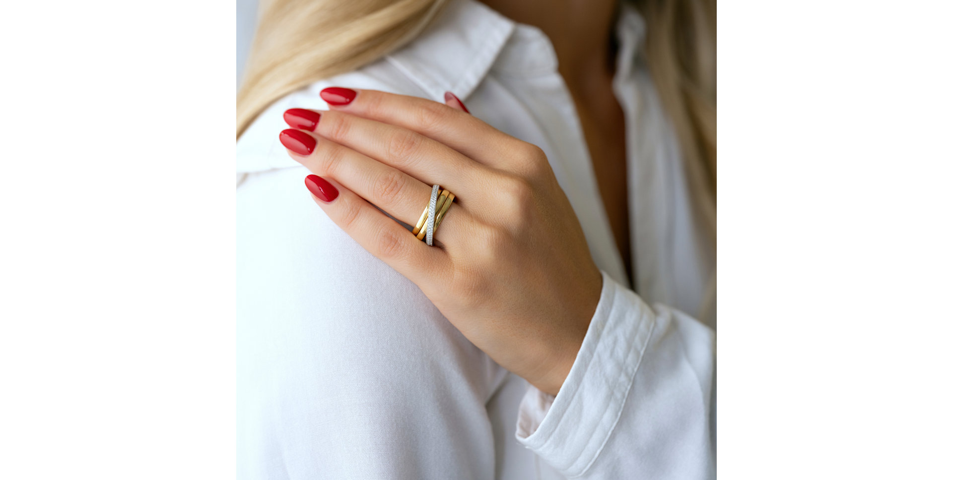 Prsten s diamanty Elegnat Pleasure