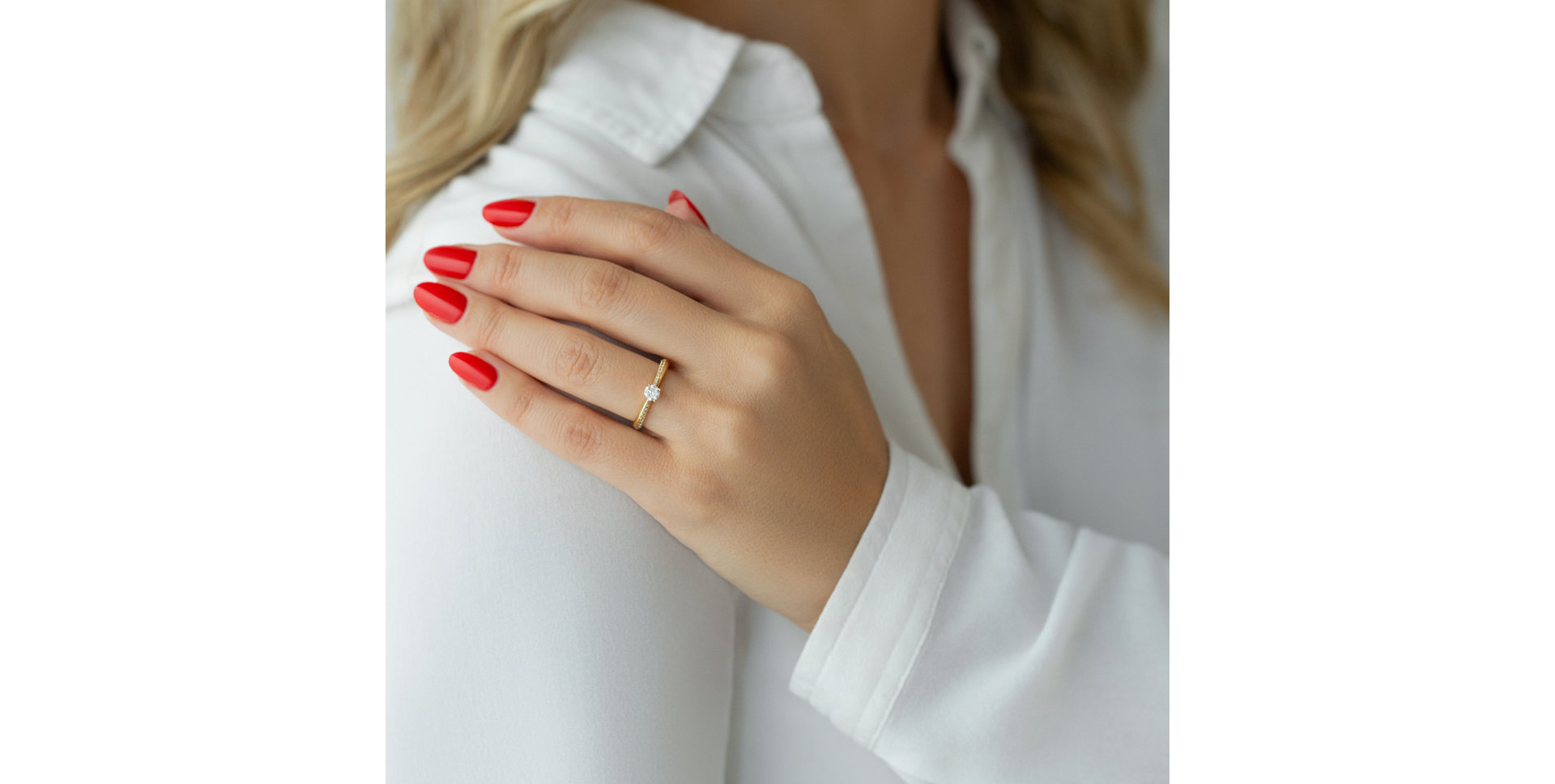 Prsten s diamanty Love Comet