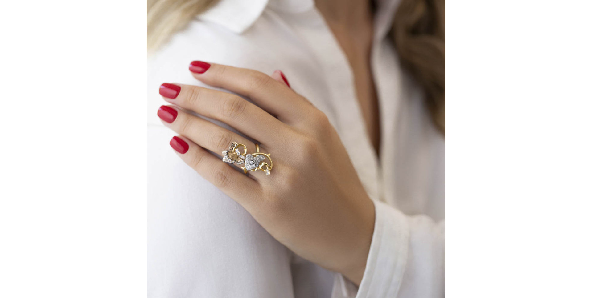 Prsten s diamanty Garden Poetry