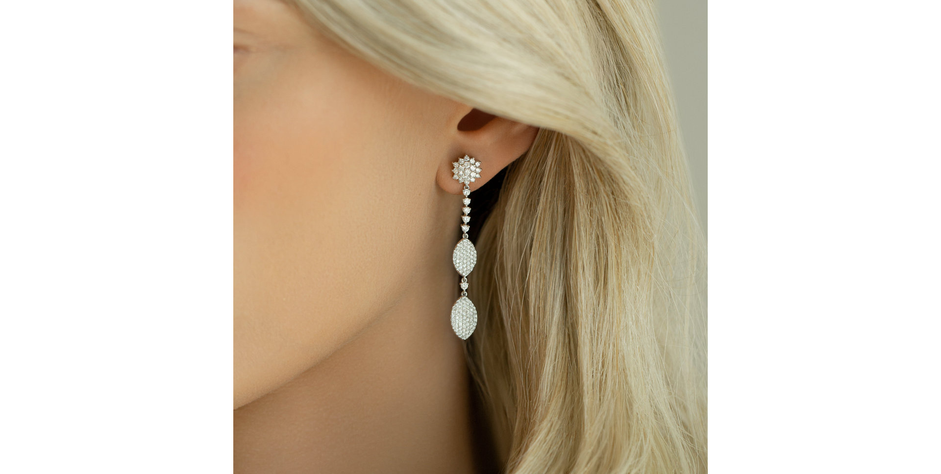 Náušnice s diamanty Elite Shine