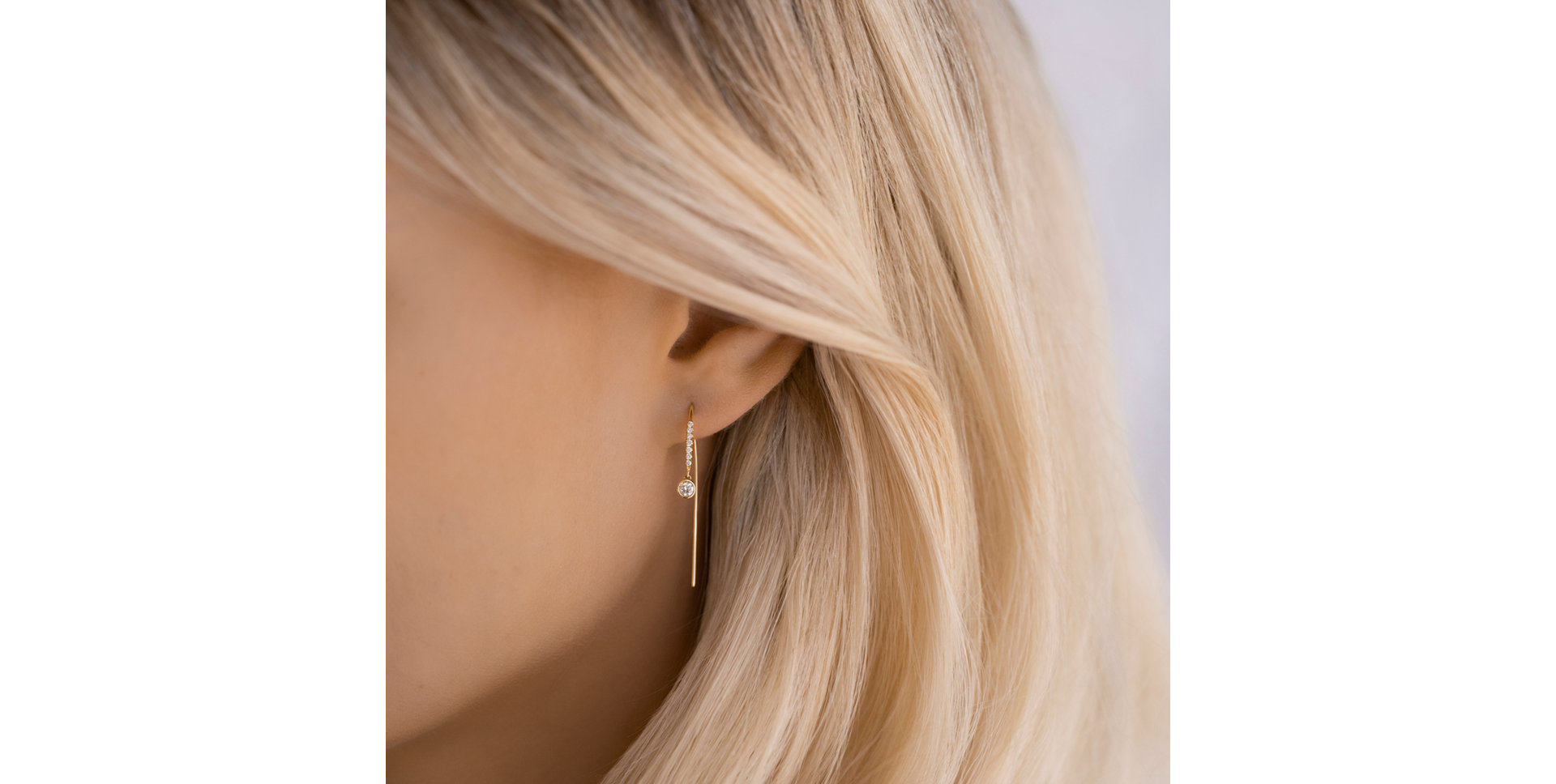 Náušnice s diamanty Akilah