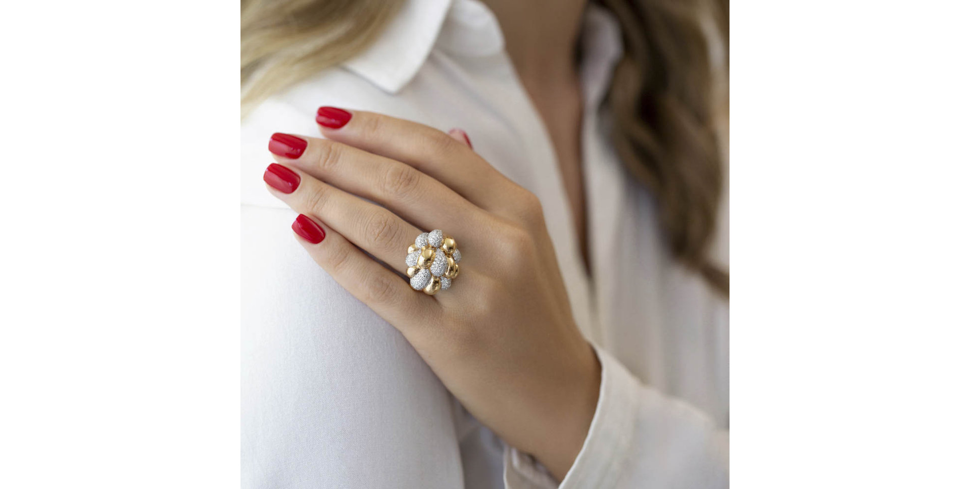 Prsten s diamanty Aphrodite Ocean