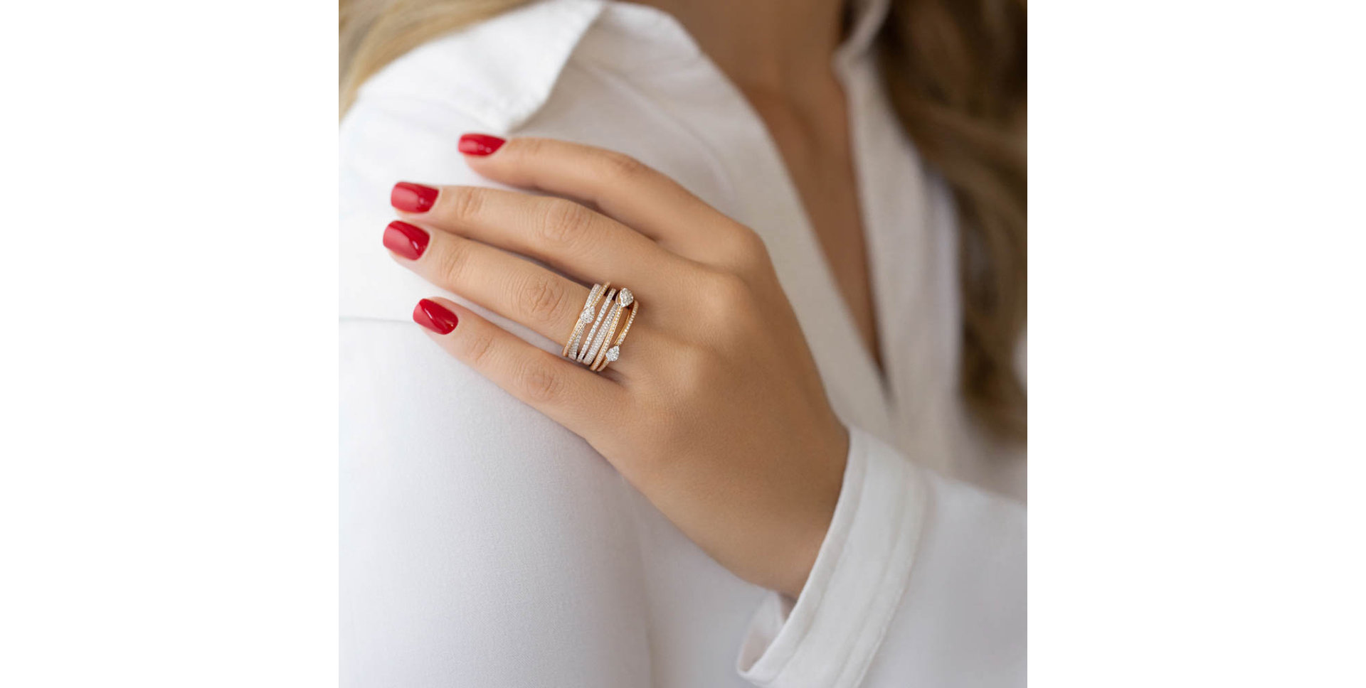 Prsten s diamanty Aphrodite Signature