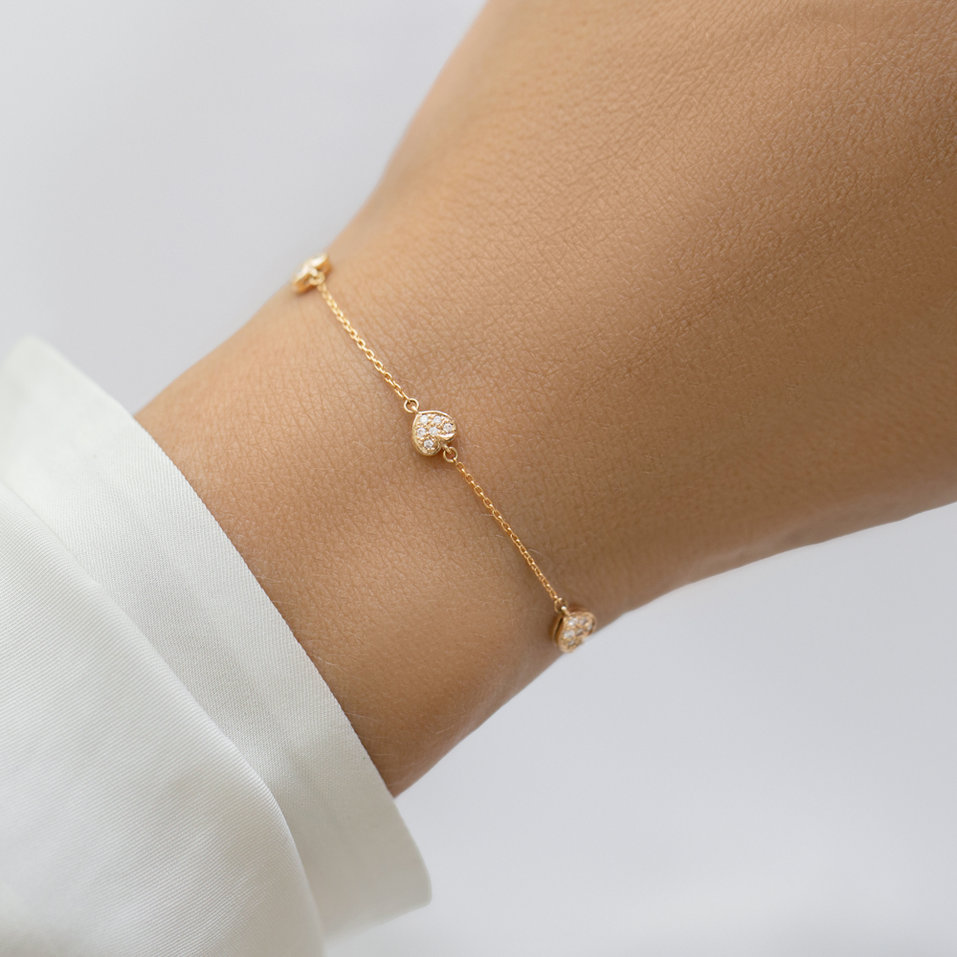 Náramek s diamanty Misty Desire