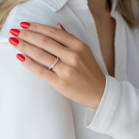 Prsten s diamanty Ribbon Passion