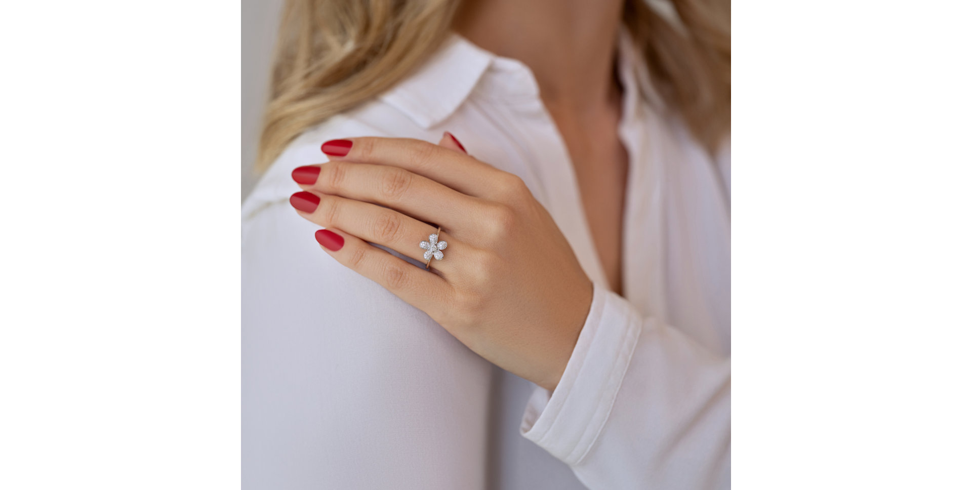 Prsten s diamanty Florene