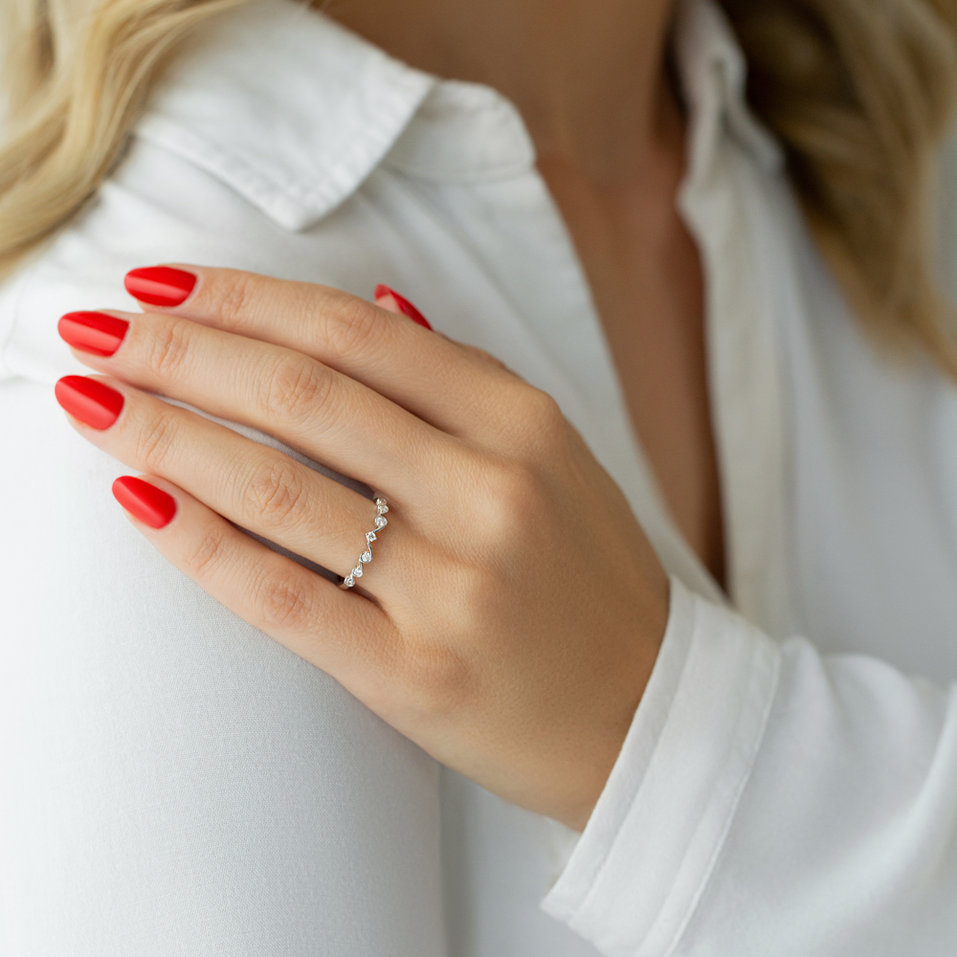 Prsten s diamanty Charlotte