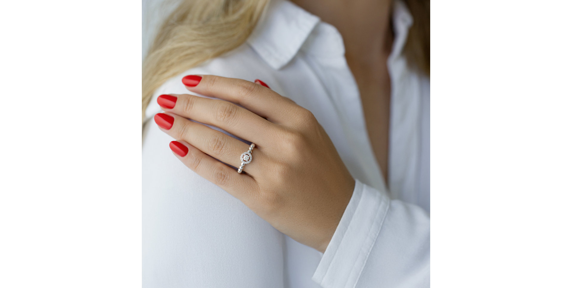 Prsten s diamanty Prudentiane