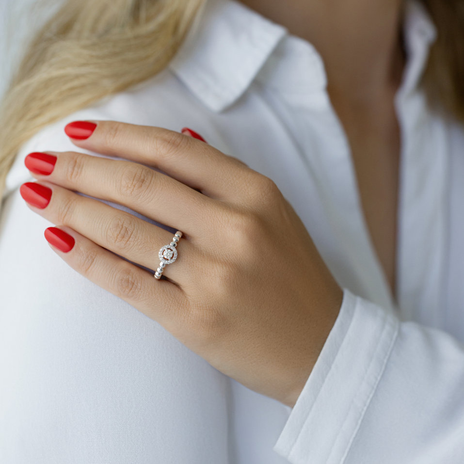 Prsten s diamanty Prudentiane