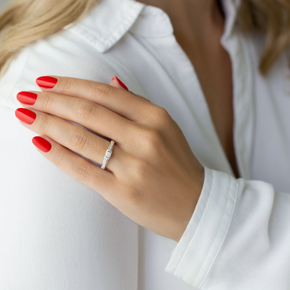 Prsten s diamanty Cure of Luxus