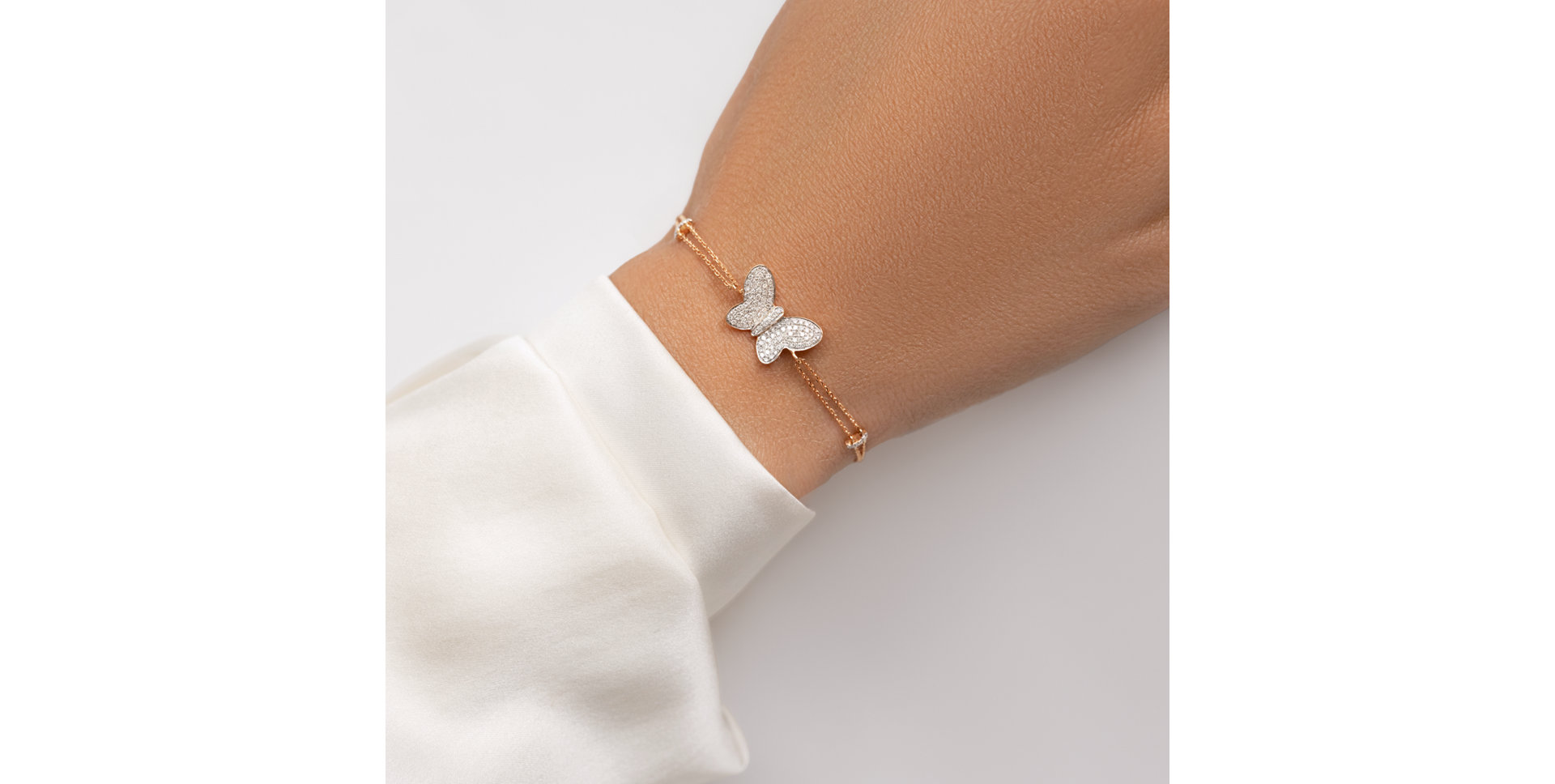 Náramek s diamanty Fancy Wings
