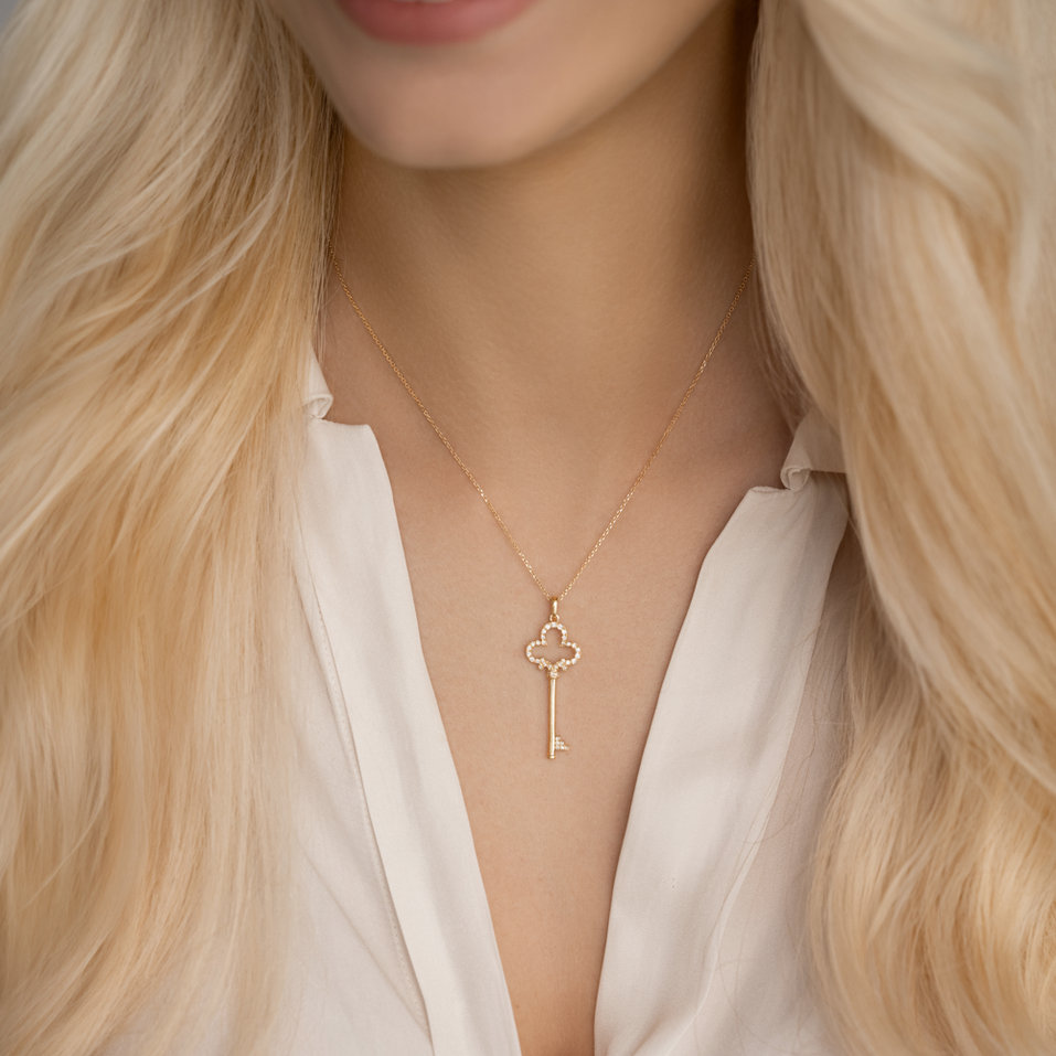 Přívěs s diamanty Worlds Key