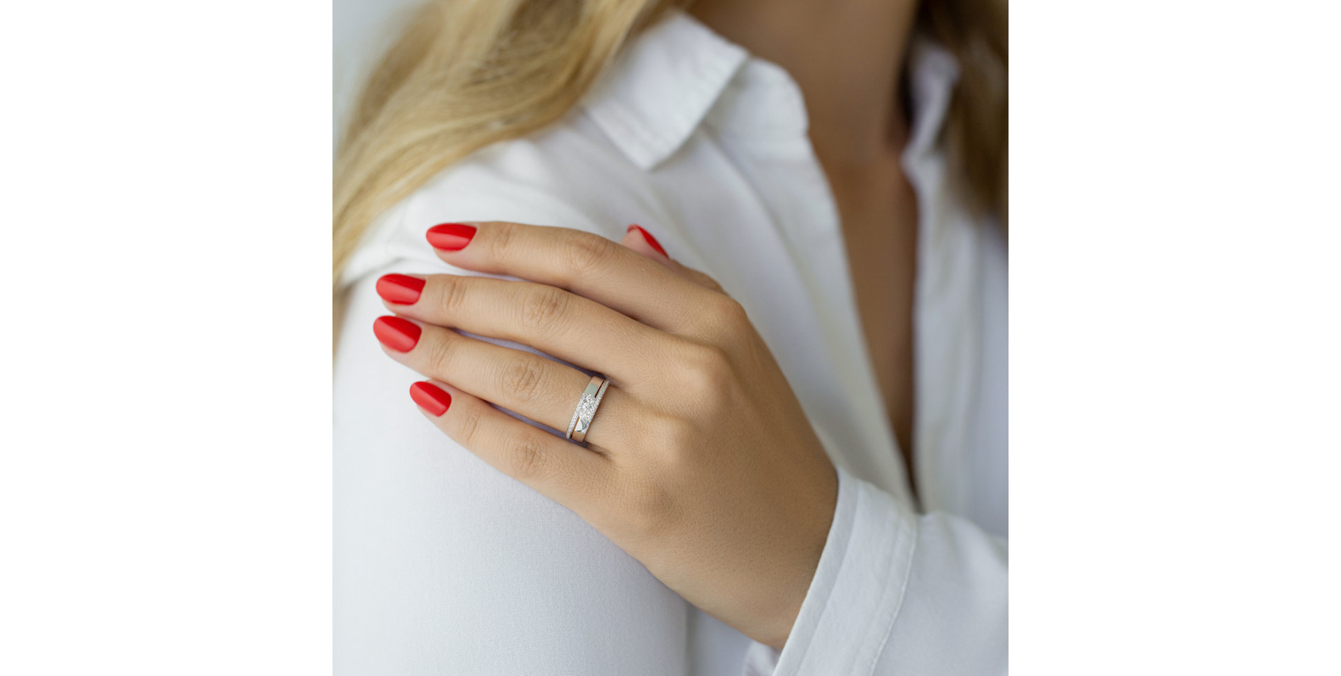 Prsten s diamanty Diamond Message