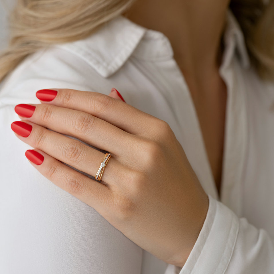 Prsten s diamanty Opium Night