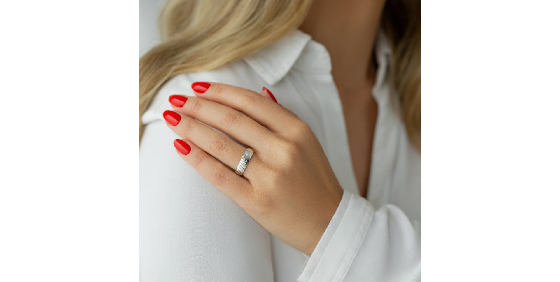 Prsten s diamanty Telina