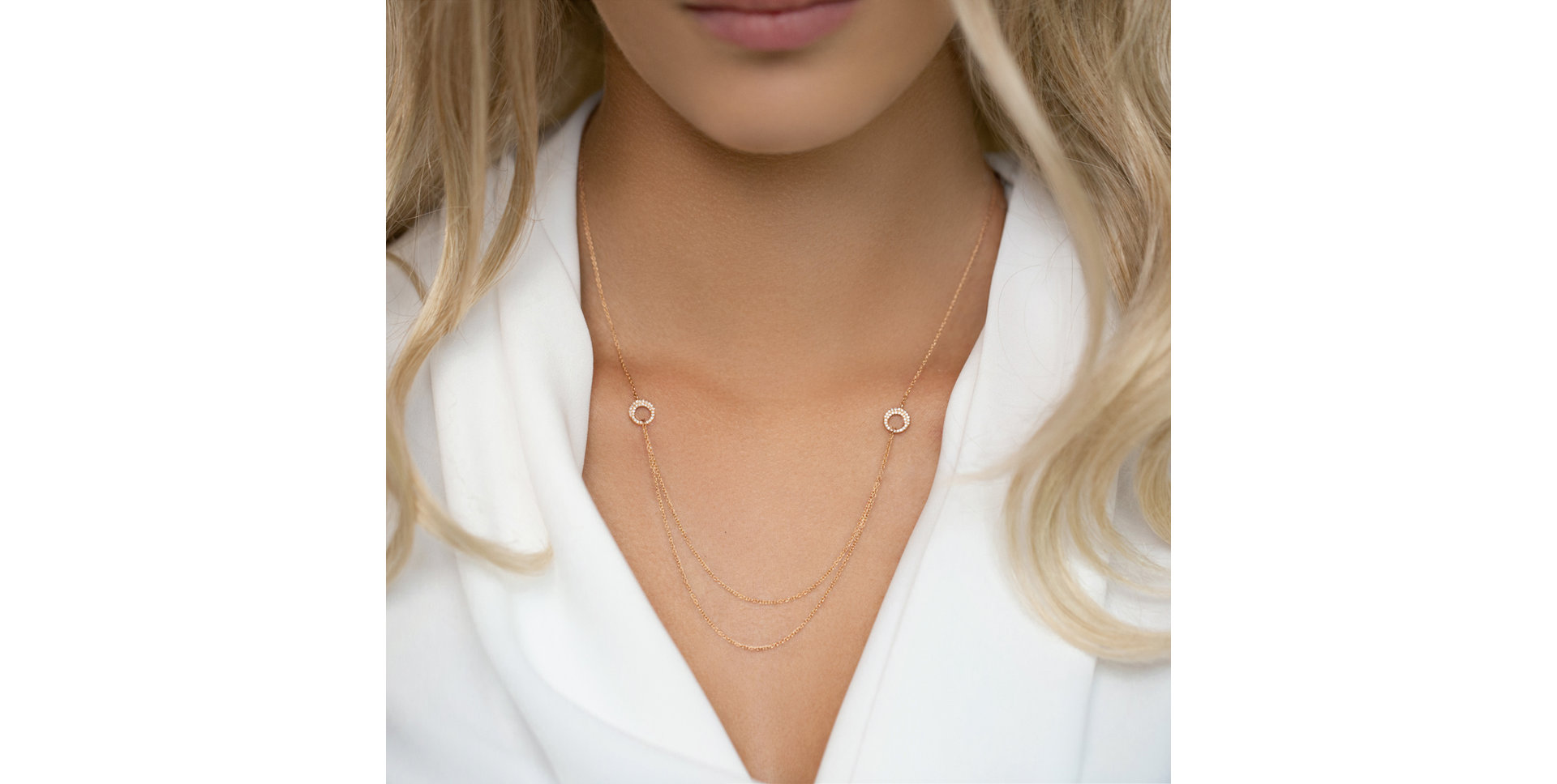 Náhrdelník s diamanty Myra