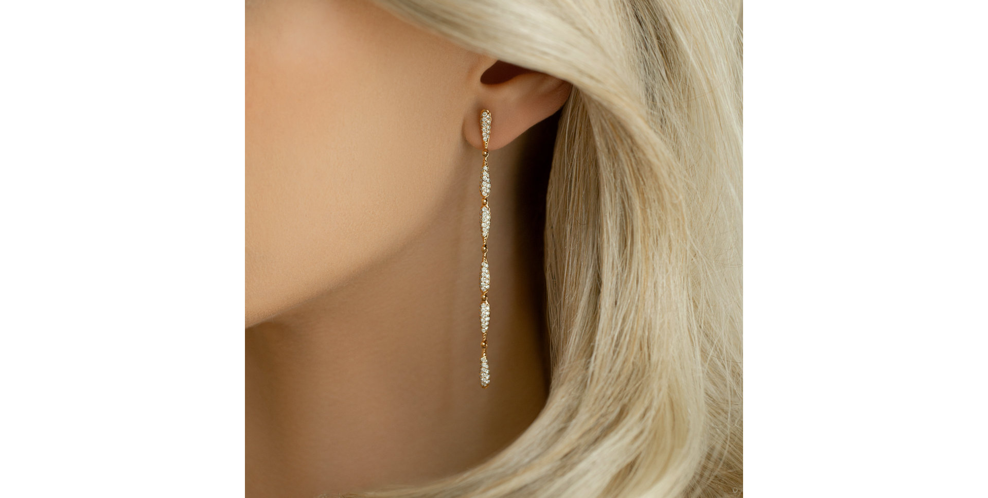 Náušnice s diamanty Tansy