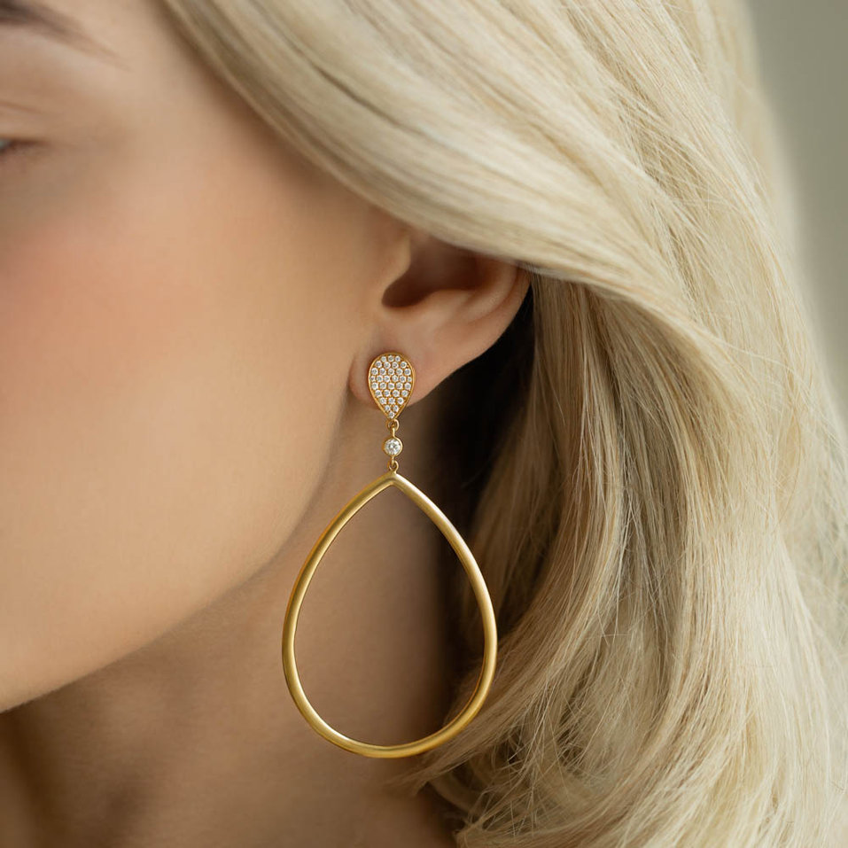 Náušnice s diamanty Arabic Sin