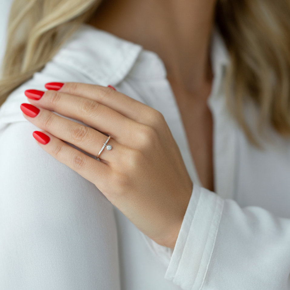 Prsten s diamanty Vincence