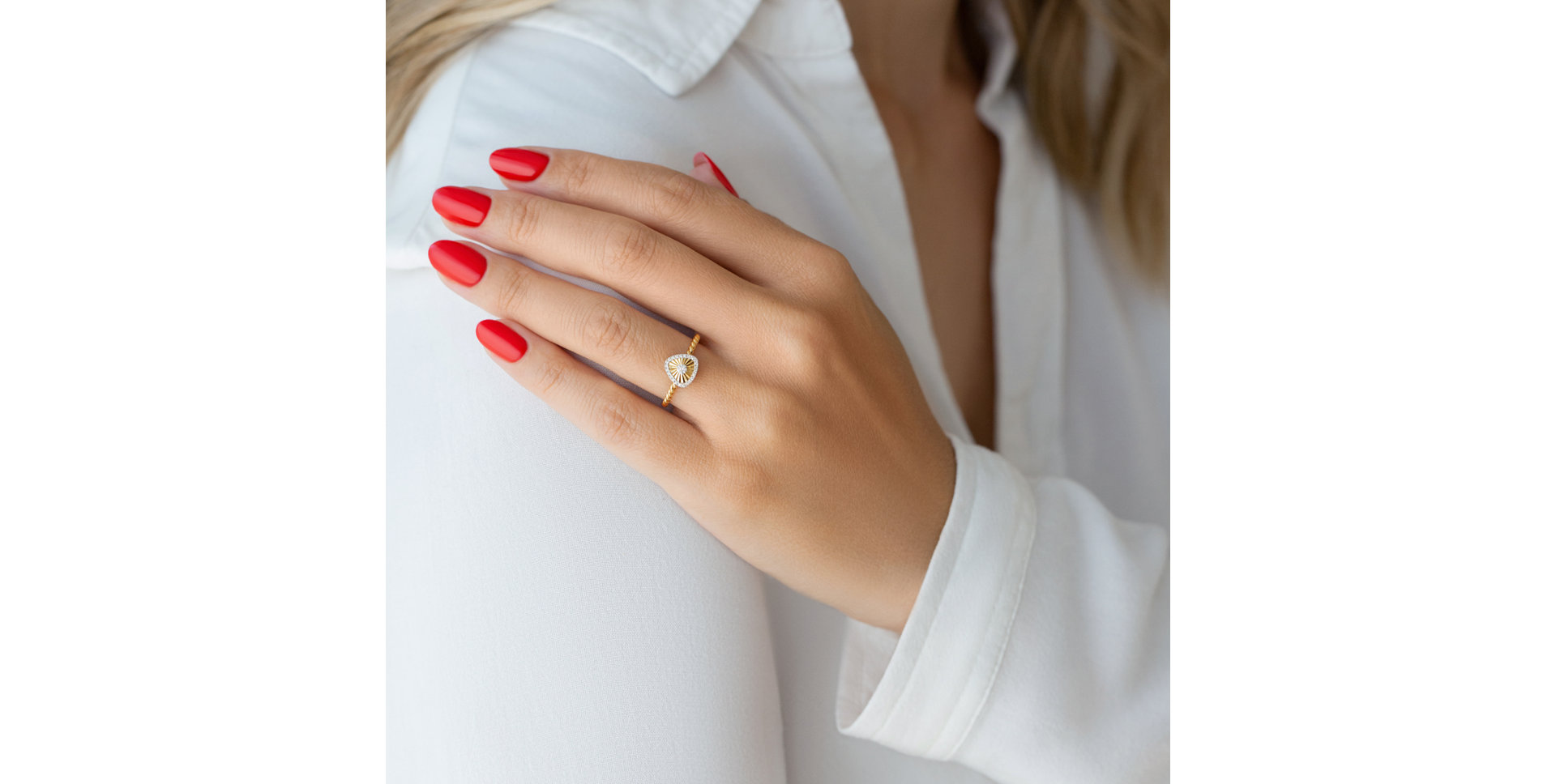 Prsten s diamanty Luxury Caress