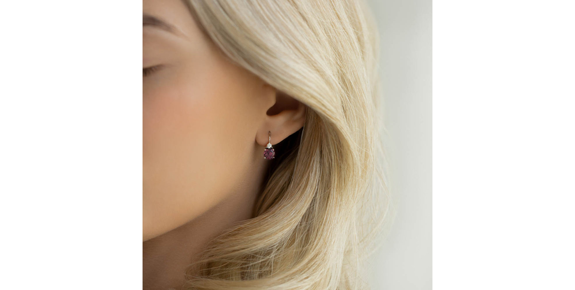 Náušnice s turmalínem a diamantem Dream Sin