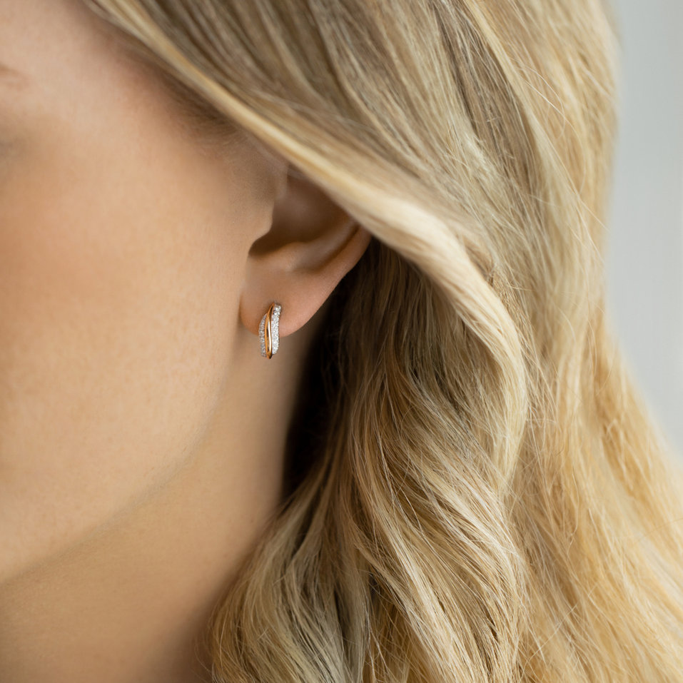 Náušnice s diamanty Moritz