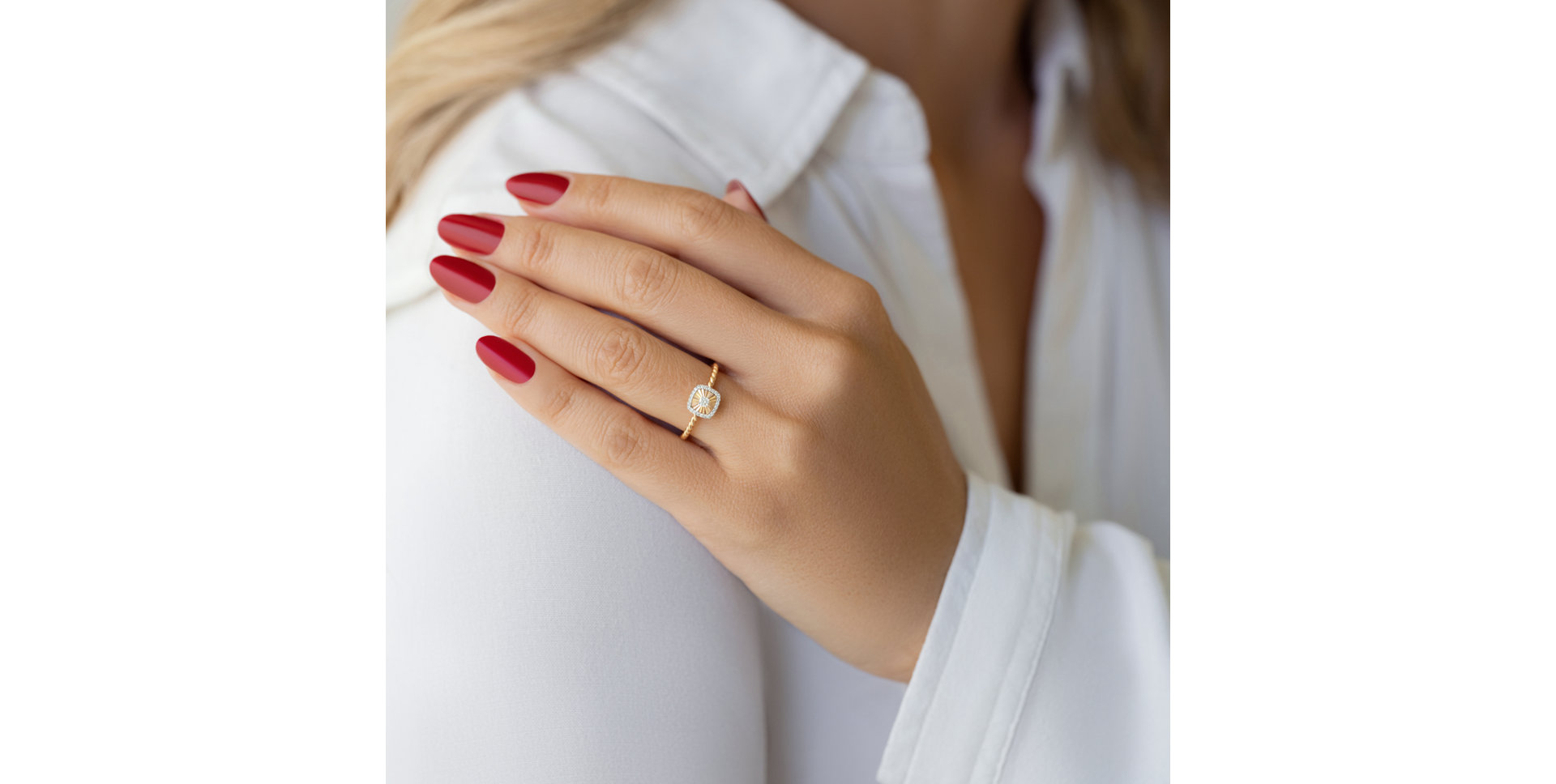 Prsten s diamanty Toinon