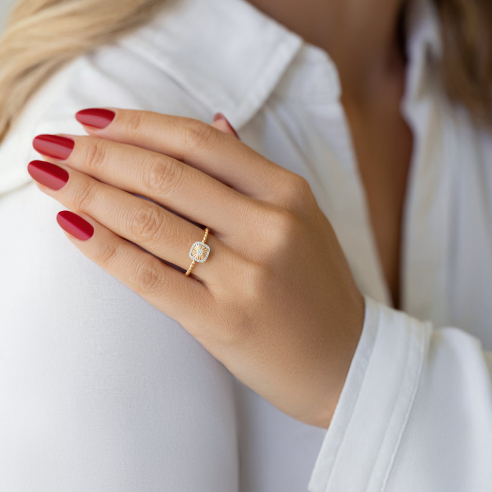 Prsten s diamanty Toinon