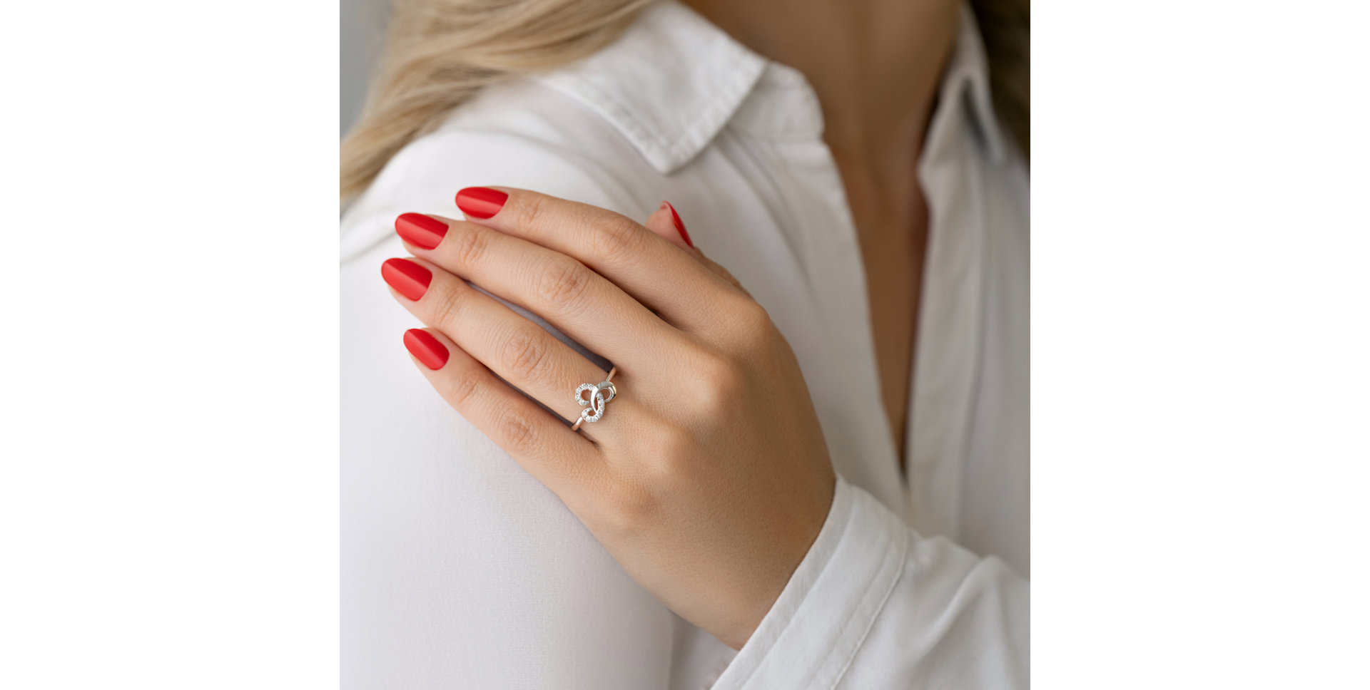 Prsten s diamantem Daria