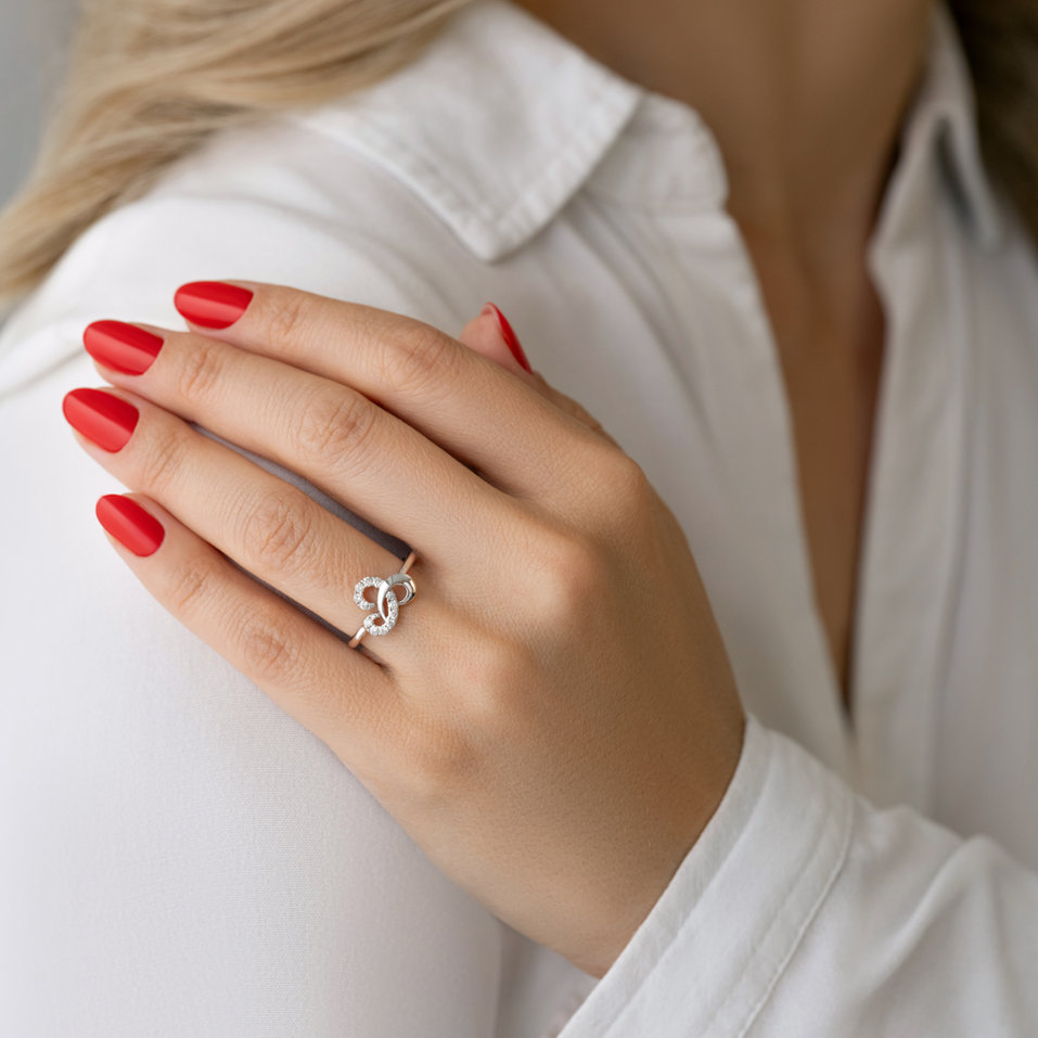 Prsten s diamanty Daria