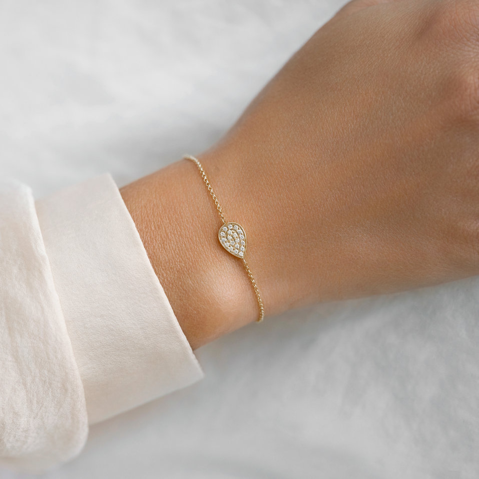 Náramek s diamanty Shiny Skyline